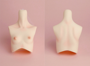 外皮ボディパーツ【上胴 Type-C1】ホワイティ Soft Skinタイプ (彩色済)